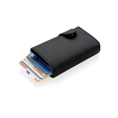 Logotrade promotional gift image of: Standard aluminium RFID cardholder with PU wallet