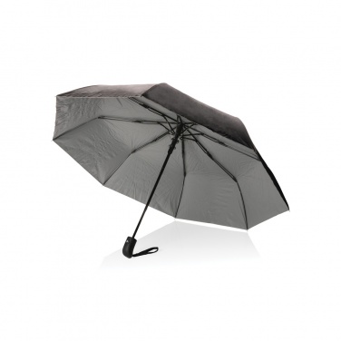 Logo trade corporate gifts image of: 21" Impact AWARE™ RPET 190T Pongee dual colour mini umbrella
