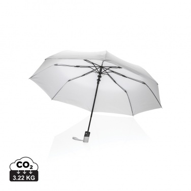 Logo trade corporate gifts picture of: 21" Impact AWARE™ RPET 190T mini auto open umbrella