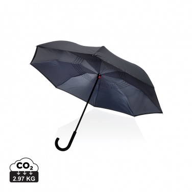 Logotrade corporate gifts photo of: 23" Impact AWARE™ RPET 190T reversible umbrella