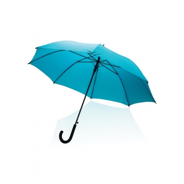 Logo trade corporate gifts image of: 23" Impact AWARE™ RPET 190T standard auto open umbrella
