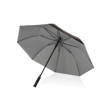 Logo trade advertising product photo of: 27" Impact AWARE™ RPET 190T dual colour auto open umbrella
