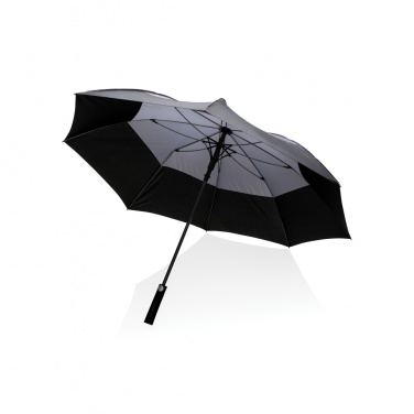 Logo trade promotional gifts picture of: 27" Impact AWARE™ RPET 190T auto open stormproof umbrella