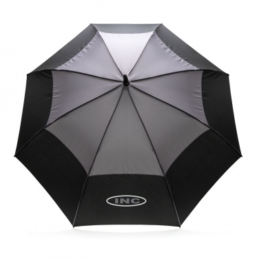 Logo trade promotional product photo of: 27" Impact AWARE™ RPET 190T auto open stormproof umbrella