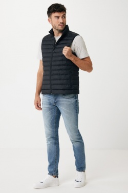 Logo trade promotional products image of: Iqoniq Meru men recycled polyester bodywarmer
