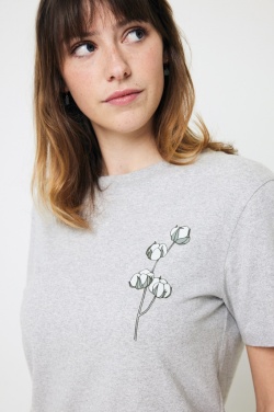 Logo trade promotional gift photo of: Iqoniq Manuel recycled cotton t-shirt undyed