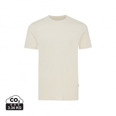 Logo trade promotional merchandise image of: Iqoniq Manuel recycled cotton t-shirt undyed
