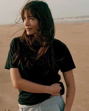 Logotrade advertising products photo of: Iqoniq Sierra lightweight recycled cotton t-shirt