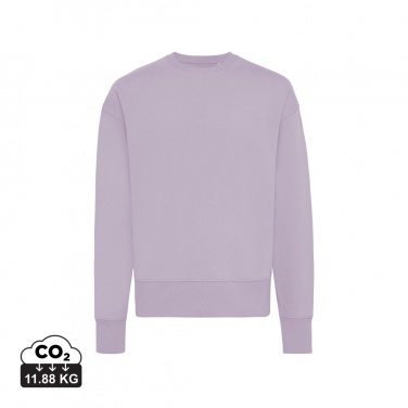 Logo trade promotional giveaways image of: Iqoniq Kruger relaxed recycled cotton crew neck