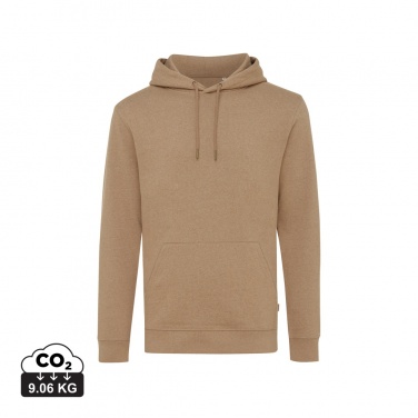 Logo trade promotional merchandise image of: Iqoniq Torres recycled cotton hoodie undyed