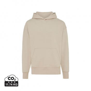 Logo trade promotional merchandise picture of: Iqoniq Yoho recycled cotton relaxed hoodie