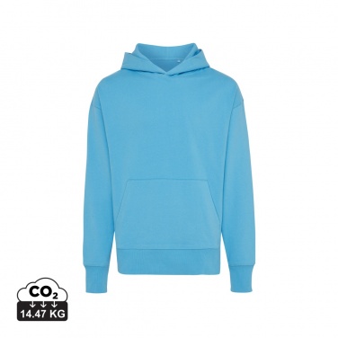 Logo trade corporate gifts image of: Iqoniq Yoho recycled cotton relaxed hoodie