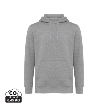 Logo trade promotional gifts image of: Iqoniq Rila lightweight recycled cotton hoodie