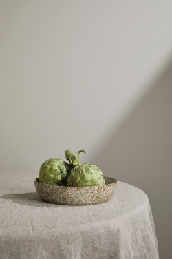 Logo trade promotional gifts picture of: VINGA Nuvem stoneware serving bowl