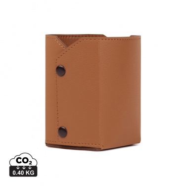 Logotrade business gift image of: VINGA Timo PU RCS RPET pen holder