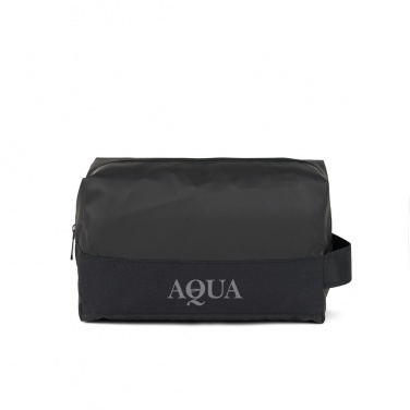 Logo trade promotional product photo of: VINGA Livorno GRS recycled polyester toiletry bag