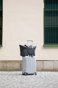 Logo trade promotional giveaways picture of: VINGA Livorno GRS recycled polyester weekend bag