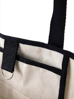 Logo trade promotional giveaway photo of: VINGA Volonne AWARE™ recycled canvas beach bag