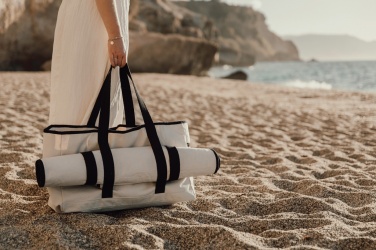 Logotrade promotional giveaway picture of: VINGA Volonne AWARE™ recycled canvas beach bag