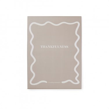 Logo trade promotional items picture of: VINGA Thankfulness GRS recycled paper journal