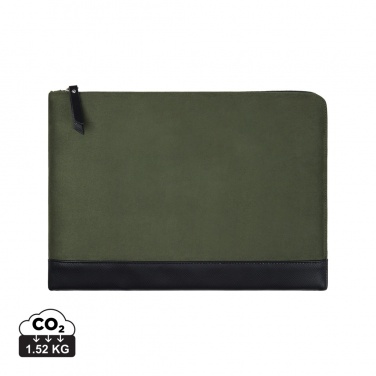 Logo trade promotional giveaway photo of: VINGA Marlow RCS recycled polyester 16" laptop sleeve