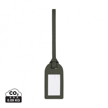 Logo trade promotional products picture of: VINGA Baltimore RCS recycled polyester luggage tag