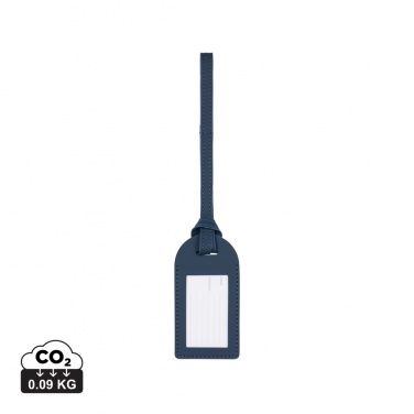Logo trade promotional gifts image of: VINGA Baltimore RCS recycled polyester luggage tag