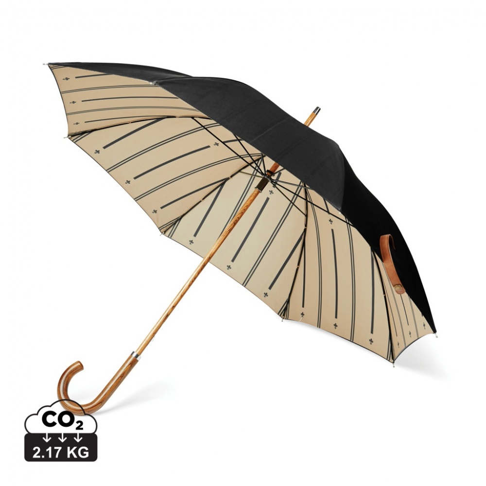 Logo trade promotional products image of: VINGA Bosler AWARE™ recycled pet 23" umbrella
