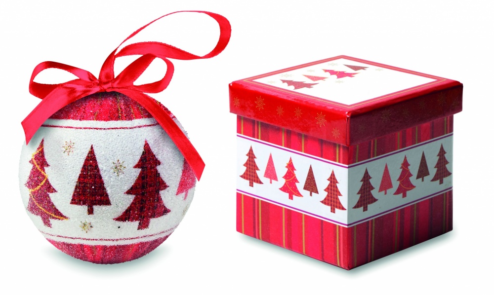 Logotrade promotional giveaway image of: Christmas bauble in gift box