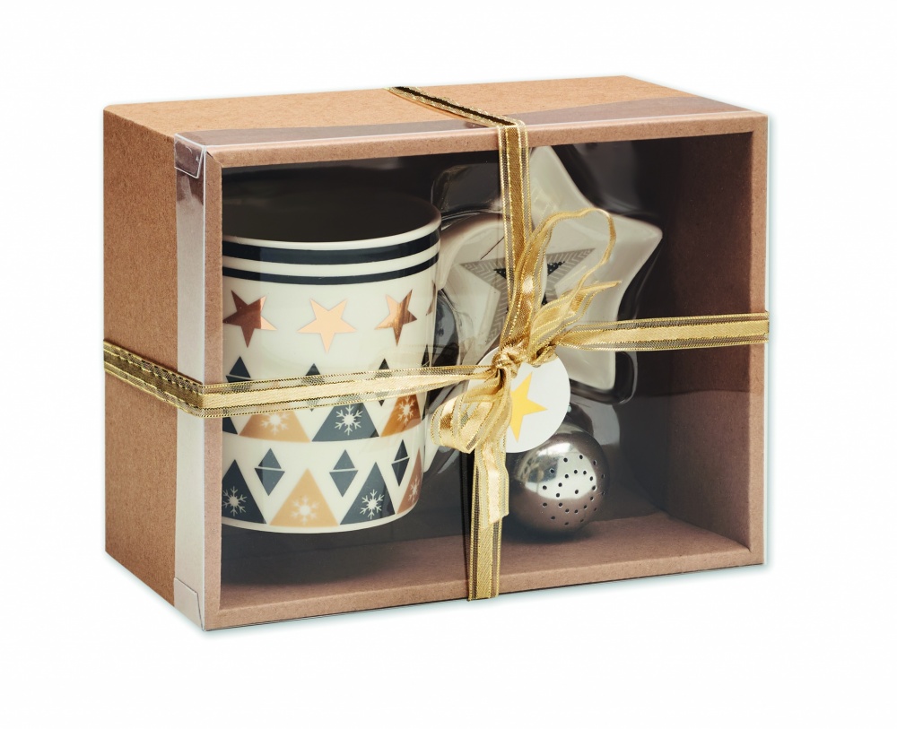 Logotrade promotional merchandise image of: Mug mini plate filter in box