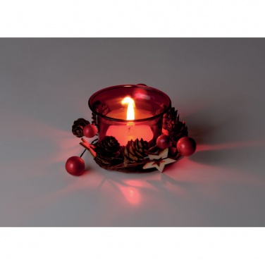 Logo trade corporate gifts picture of: Christmas candle holder