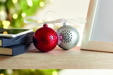 Logo trade promotional giveaways image of: Speaker Christmas ball