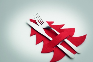 Logo trade promotional merchandise image of: RPET felt cutlery holder set