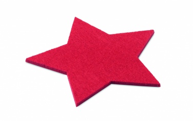 Logotrade promotional item picture of: RPET 4 felt coaster set