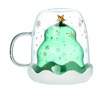 Logo trade corporate gifts picture of: Double wall borosilicate mug