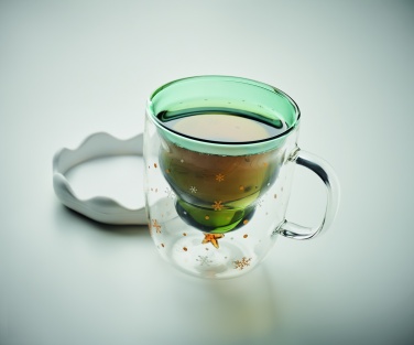 Logotrade promotional item picture of: Double wall borosilicate mug