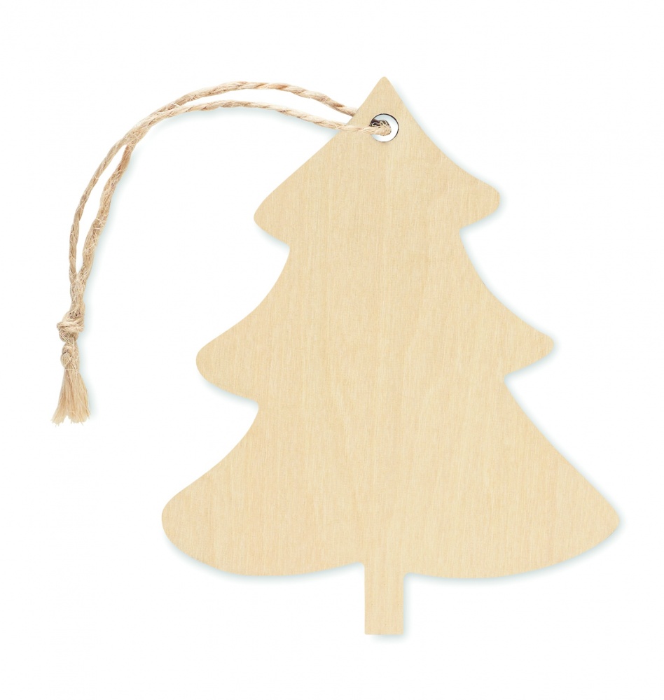 Logo trade corporate gifts image of: Christmas ornament tree
