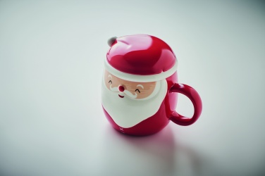 Logotrade promotional item image of: Ceramic mug with lid 370 ml