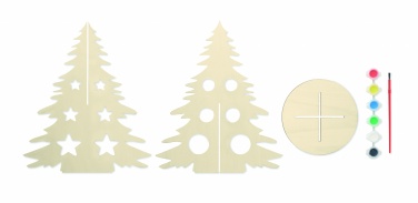 Logo trade promotional giveaway photo of: DIY wooden Christmas tree