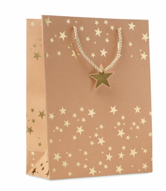 Logo trade promotional gifts picture of: Gift paper bag with pattern
