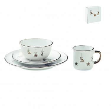 Logotrade corporate gift image of: 4 piece ceramic place setting