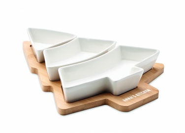 Logo trade corporate gifts picture of: Christmas tree serving tray
