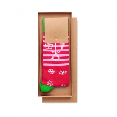 Logotrade promotional giveaway image of: Pair of Christmas socks M
