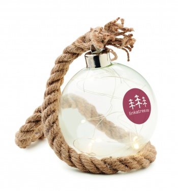 Logotrade promotional product picture of: Glass bauble LED light