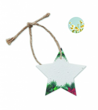 Logotrade promotional merchandise photo of: Seed paper Xmas ornament