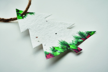 Logotrade promotional giveaways photo of: Seed paper Xmas ornament