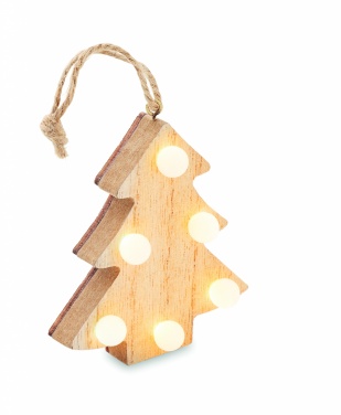 Logotrade promotional giveaway picture of: Wooden weed tree with lights