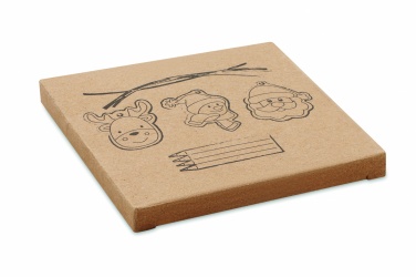 Logotrade promotional gifts photo of: Drawing wooden ornaments set