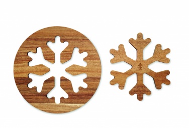 Logotrade corporate gifts photo of: Acacia wooden pot holders set