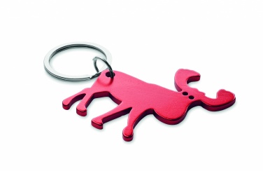Logo trade promotional products picture of: Recycled aluminium key ring Pori